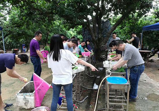 “挑戰(zhàn)自我，凝聚力量，熔煉一流團隊” 廣東優(yōu)科檢測戶外拓展活動